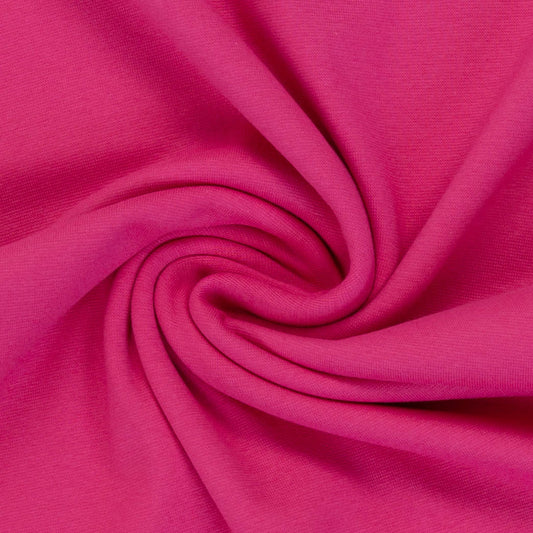 Swafing (Solid) | 0935 Hot Pink (new) | Smooth Ribbing | BY THE HALF YARD