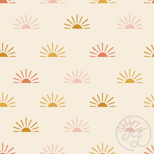 (IN STOCK) Family Fabrics | Sunset Serenade 100-2192 | Jersey 180gsm BY THE HALF YARD