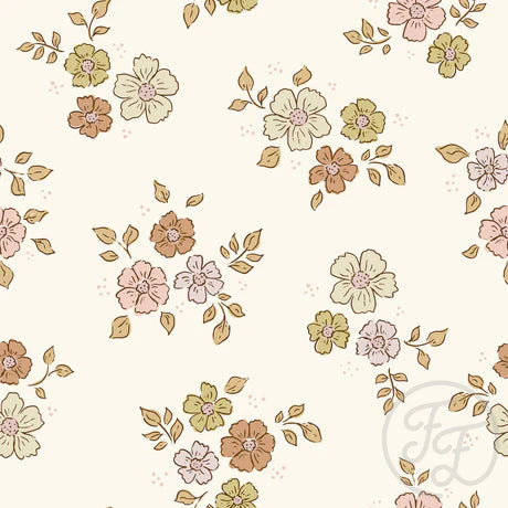 Family Fabrics | Boo Flower Warm | 101-285 (by the full yard)