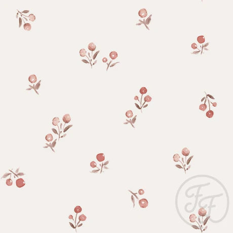 Family Fabrics | Belly Pink Flowers | 102-223 (by the full yard)