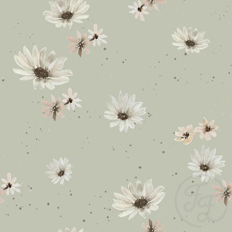 Family Fabrics | Margaret Sage Flowers | 102-234 (by the full yard)