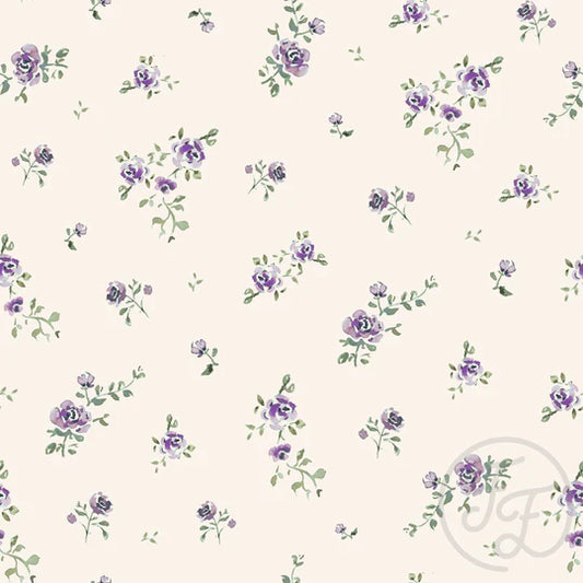 (IN STOCK) Family Fabrics | Rose Violet 102-279 | Jersey 180gsm BY THE HALF YARD
