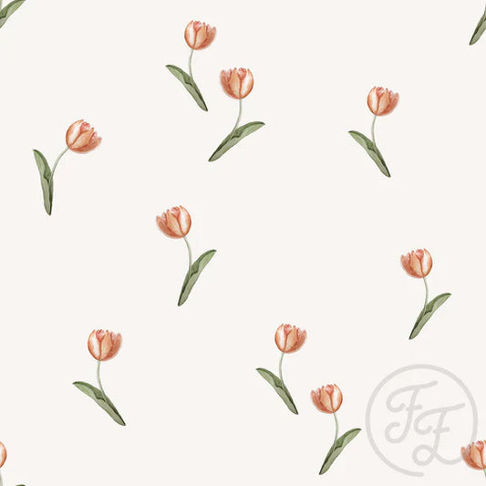 Family Fabrics | Tulip Red Mini | 102-293 (by the full yard)