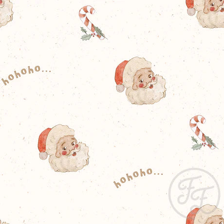 (IN STOCK) Family Fabrics | Santa Claus 102-325 | Jersey 180gsm BY THE HALF YARD