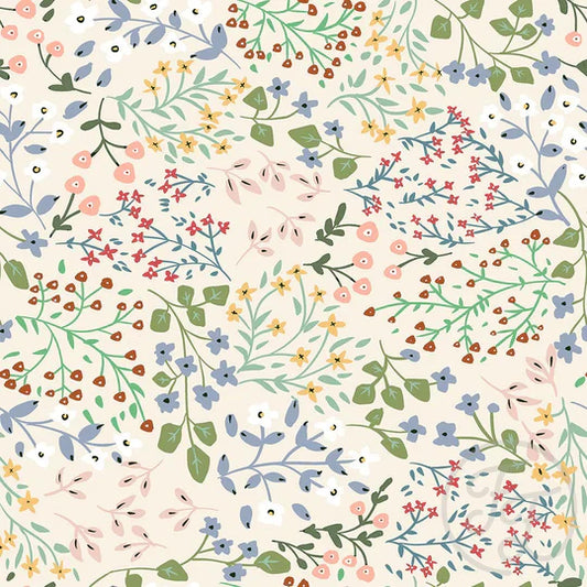 Family Fabrics | Flower Work | 104-198 (by the full yard)