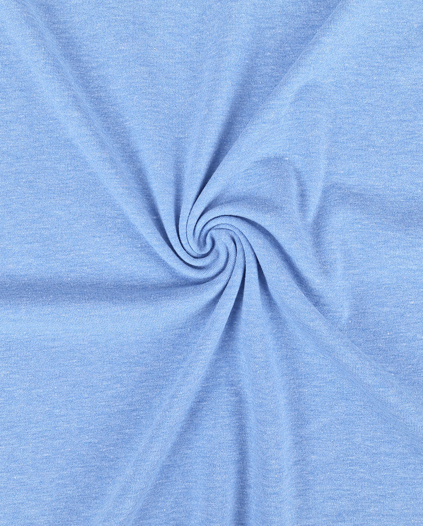 Jersey Heathered White Yarn 8973 : 8973 Heathered : 105 : Cobalt