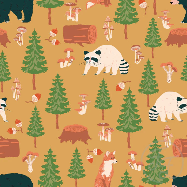 Family Fabrics | Forest Adventure Sand Brown | 106-207 (by the full yard)