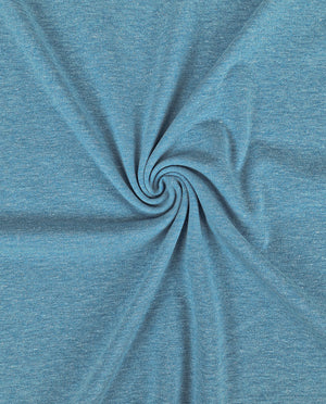 Jersey White Heathered 8973 106 : 8973 Heathered : 106 : Petrol