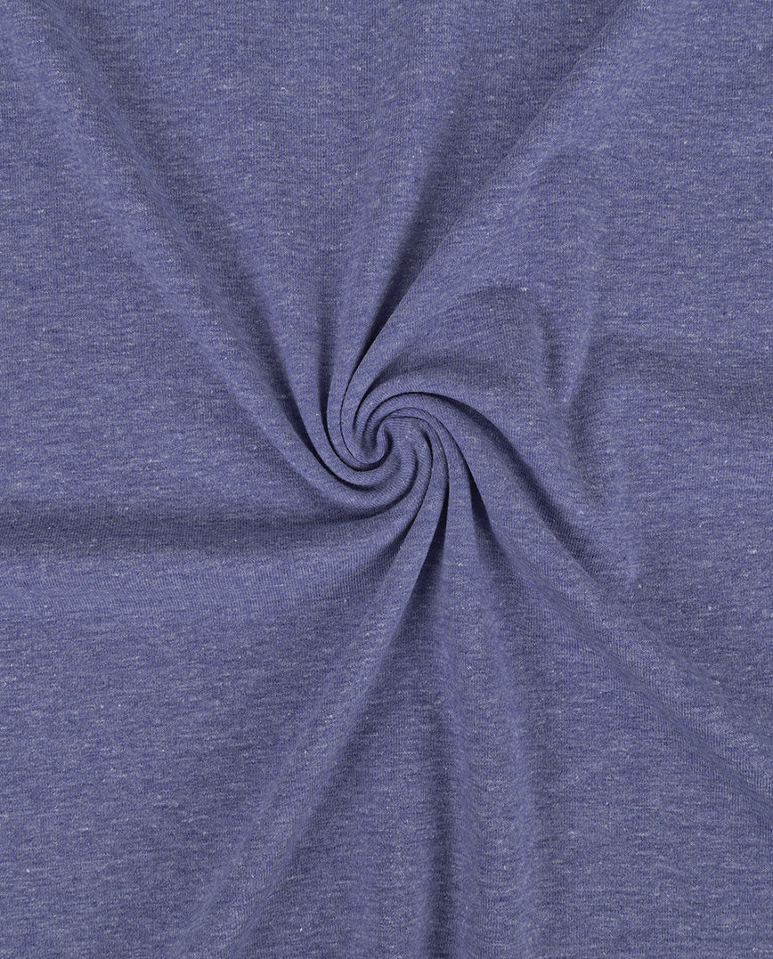 Jersey White Heathered 8973 107 : 8973 Heathered : 107 : Navy