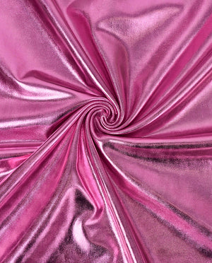 Stretch Foil Fabric : 9000 : 11 : Rose