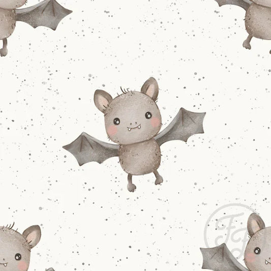 Family Fabrics | Bats Offwhite | 111-200 (by the full yard)