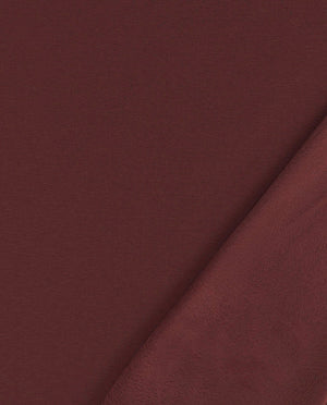 Alpine French Terry (Fleece Backed) Plain : 4997 : 1119 : Dark Bordeaux