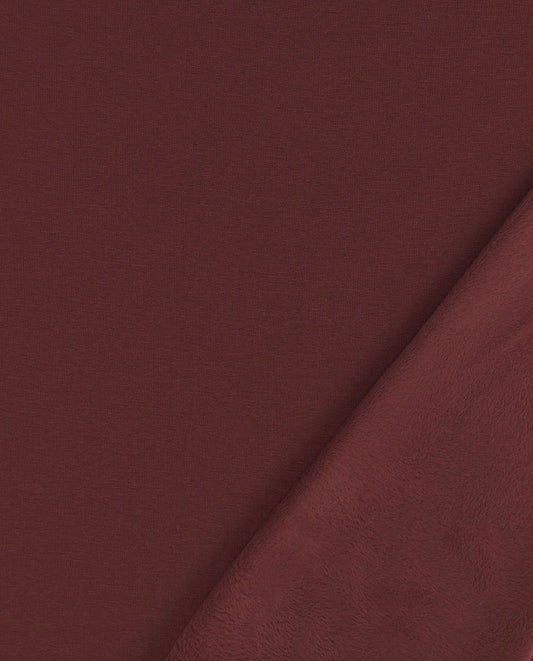 Alpine French Terry (Fleece Backed) Plain : 4997 : 1119 : Dark Bordeaux