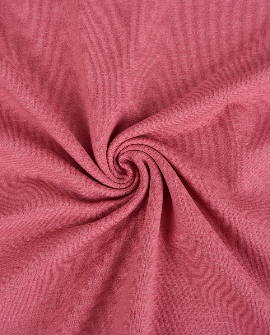 French Terry White Heathered : 8985 : 113 : Rose