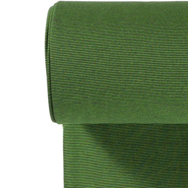 Euro Stripes (Micro) | Green | Smooth Ribbing (Tubular) | BY THE HALF YARD