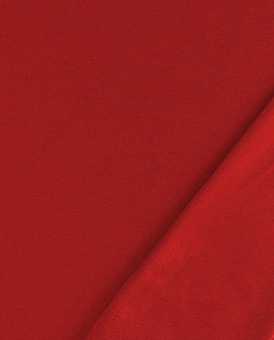 Alpine French Terry (Fleece Backed) Heathered : 4997 : 1315 : Red