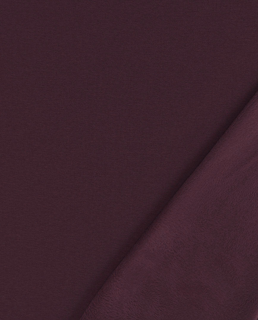 (In Stock) Alpine French Terry (Fleece Backed) Heathered : 4997 : 1345 : Purple (by the half yard)