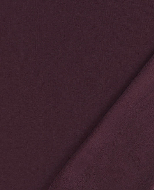 (In Stock) Alpine French Terry (Fleece Backed) Heathered : 4997 : 1345 : Purple (by the half yard)