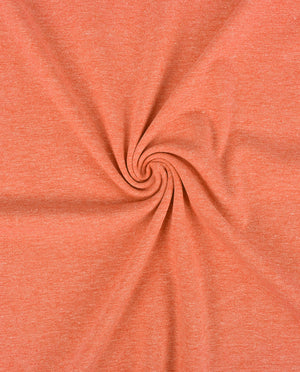 Jersey White Heathered 8973 138 : 8973 Heathered : 138 : Orange