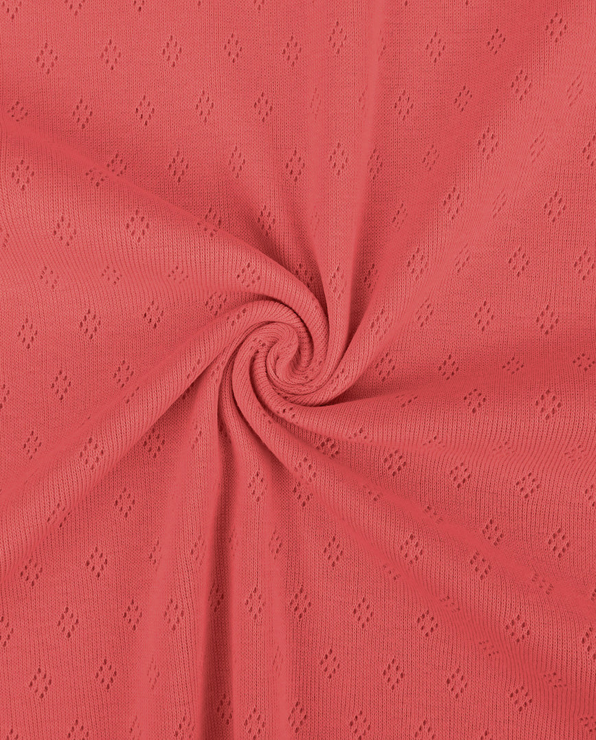 Pointelle Jersey : 4693 : 1418 : Desert Rose