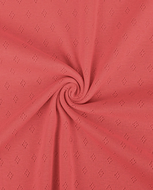 Pointelle Jersey : 4693 : 1418 : Desert Rose