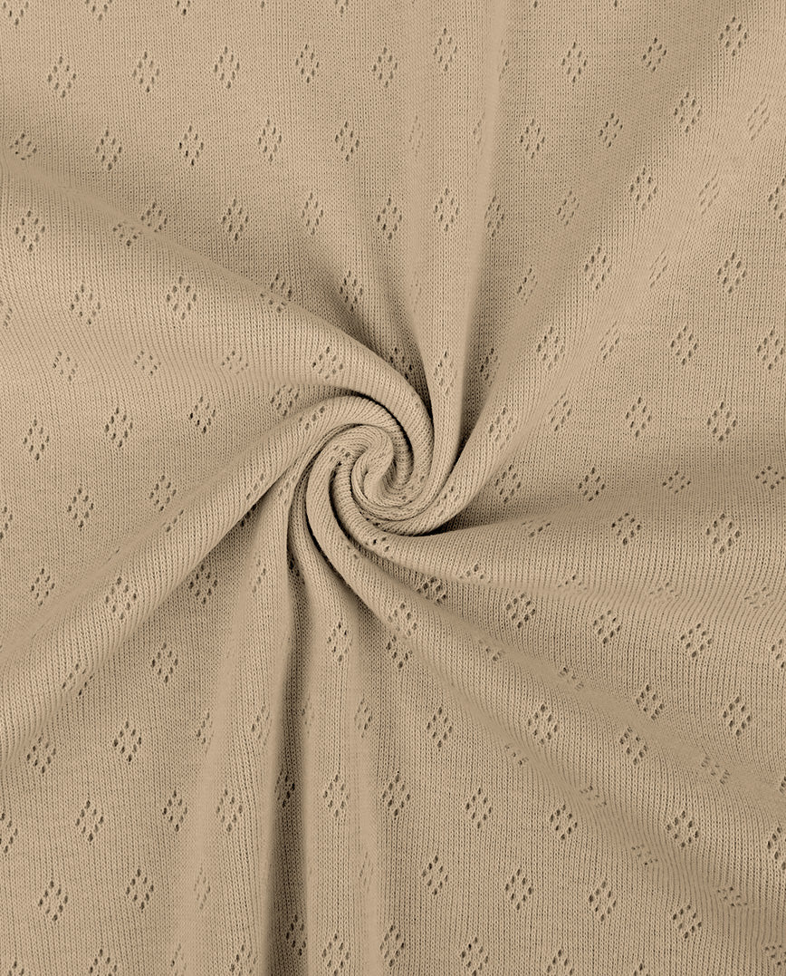 Pointelle Jersey : 4693 : 1453 : Taupe