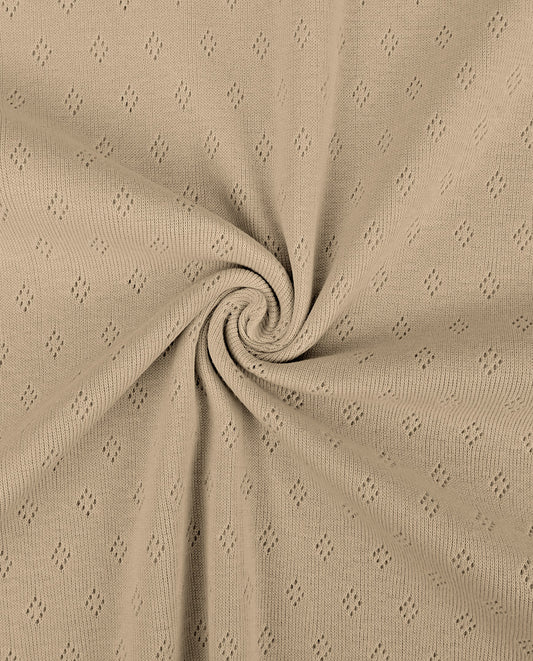 Pointelle Jersey : 4693 : 1453 : Taupe