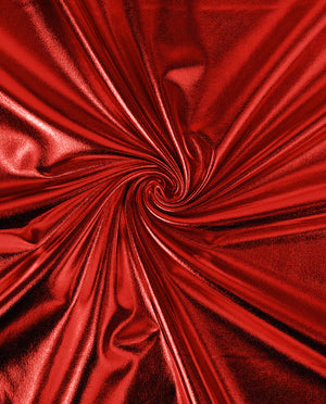 Stretch Foil Fabric : 9000 : 15 : Red