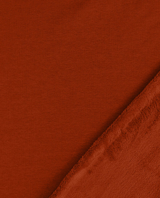 Alpine French Terry (Fleece Backed) Plain : 4997 : 1538 : Brique