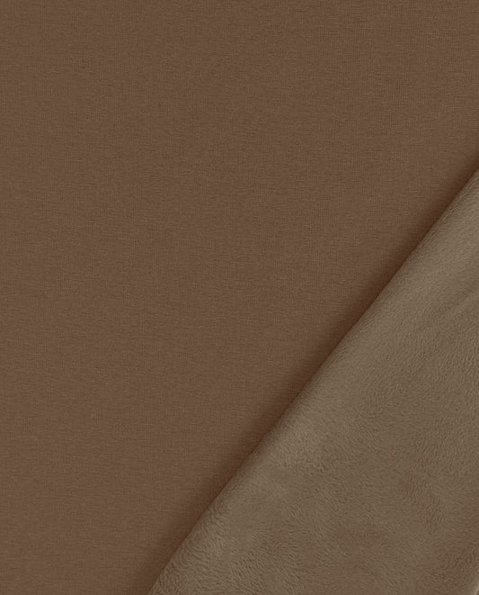 Alpine French Terry (Fleece Backed) Plain : 4997 : 1658 : Dark Brown