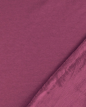 Alpine French Terry (Fleece Backed) Heathered : 4997 : 1917 : Dusty Fuchsia
