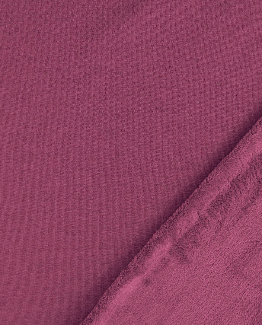 Alpine French Terry (Fleece Backed) Heathered : 4997 : 1917 : Dusty Fuchsia