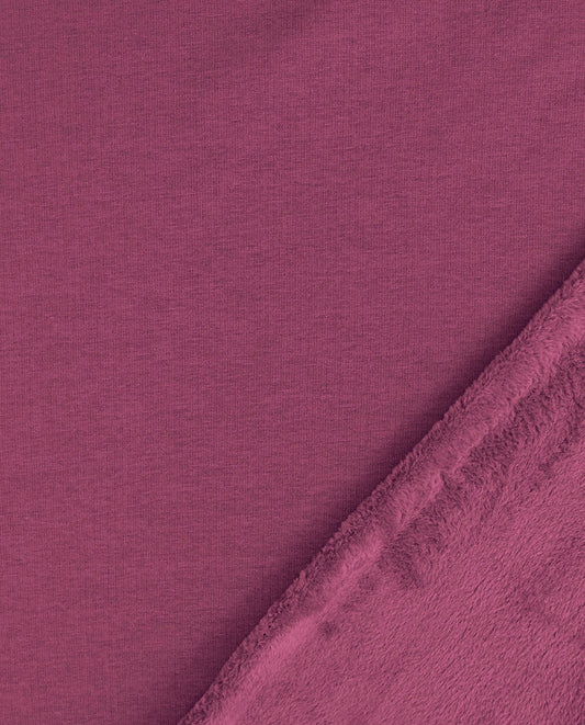 Alpine French Terry (Fleece Backed) Heathered : 4997 : 1917 : Dusty Fuchsia