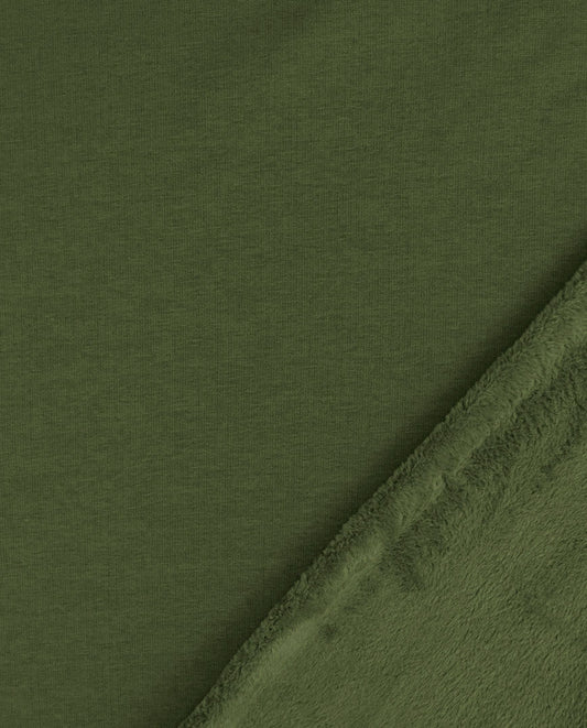 Alpine French Terry (Fleece Backed) Plain : 4997 : 28 : Army Green