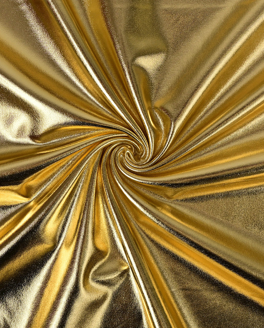 Stretch Foil Fabric : 9000 : 35 : Yellow