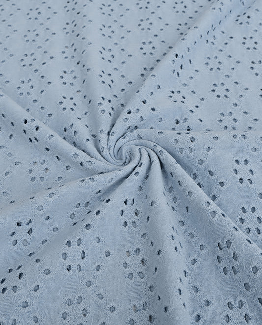 Brodery Jersey : 4892 : 401 : Jeans Blue