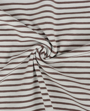 Jersey Stripe Yarn Dyed : 4088 : 1658 : Dark Brown