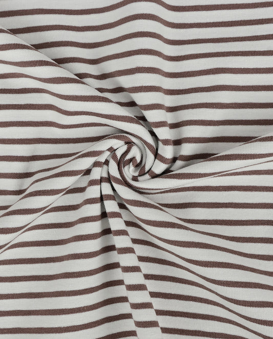 Jersey Stripe Yarn Dyed : 4088 : 1658 : Dark Brown