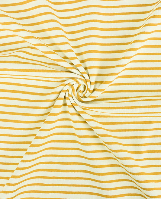 Jersey Stripe Yarn Dyed : 4088 : 1834 : Soft Ochre