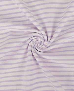 Jersey Stripe Yarn Dyed : 4088 : 1842 : Soft Lila