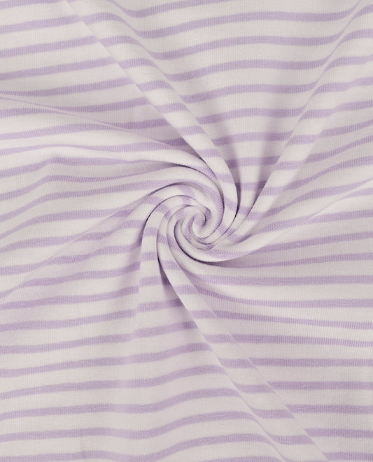 Jersey Stripe Yarn Dyed : 4088 : 1842 : Soft Lila