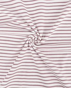 Jersey Stripe Yarn Dyed : 4088 : 413 : Old Rose