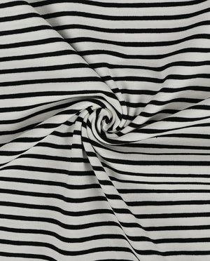 Jersey Stripe Yarn Dyed : 4088 : 69 : Black