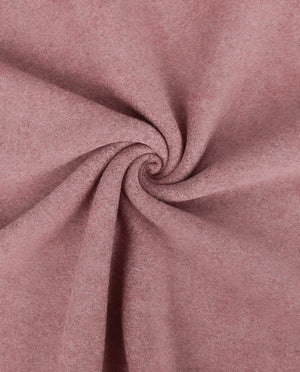 Cotton Heathered Double Fleece : 4459 : 413 : Old Rose
