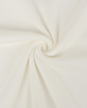 Cotton Heathered Double Fleece : 4459 : 51 : Off White