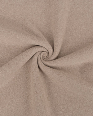 Cotton Heathered Double Fleece : 4459 : 654 : Dark Beige