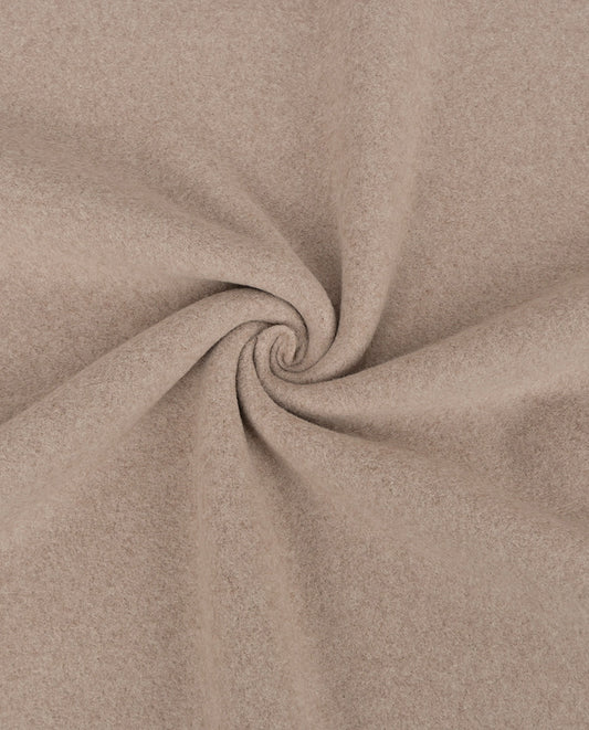 Cotton Heathered Double Fleece : 4459 : 654 : Dark Beige