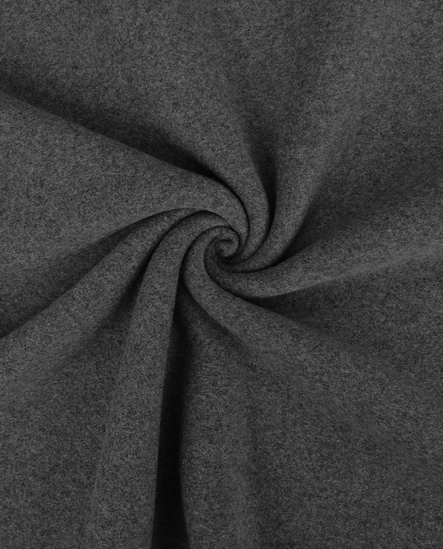 Cotton Heathered Double Fleece : 4459 : 768 : Anthracite