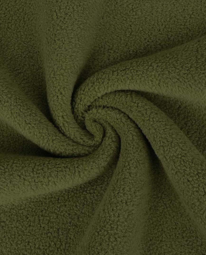 Sheepskin Cotton Double Fleece : 4796 : 28 : Army Green