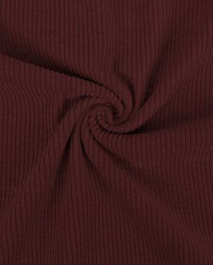 Ribcord Stretch Washed : 5810 : 1119 : Dark Bordeaux